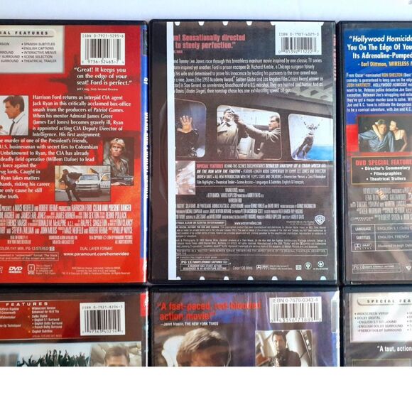 Harrison Ford DVD Bundle Set of 6 Great Movies - Picture 11 of 13